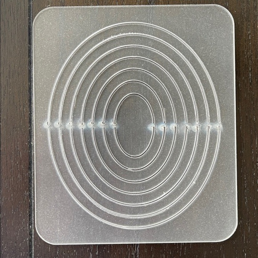 Coluzzle Cut, Score & Create! Rectangle Oval Templates - Picture 3 of 4